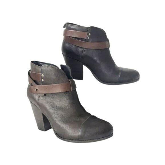 Rag & Bone Brown Harrow Ankle Boots. Size 10. - Picture 5 of 7